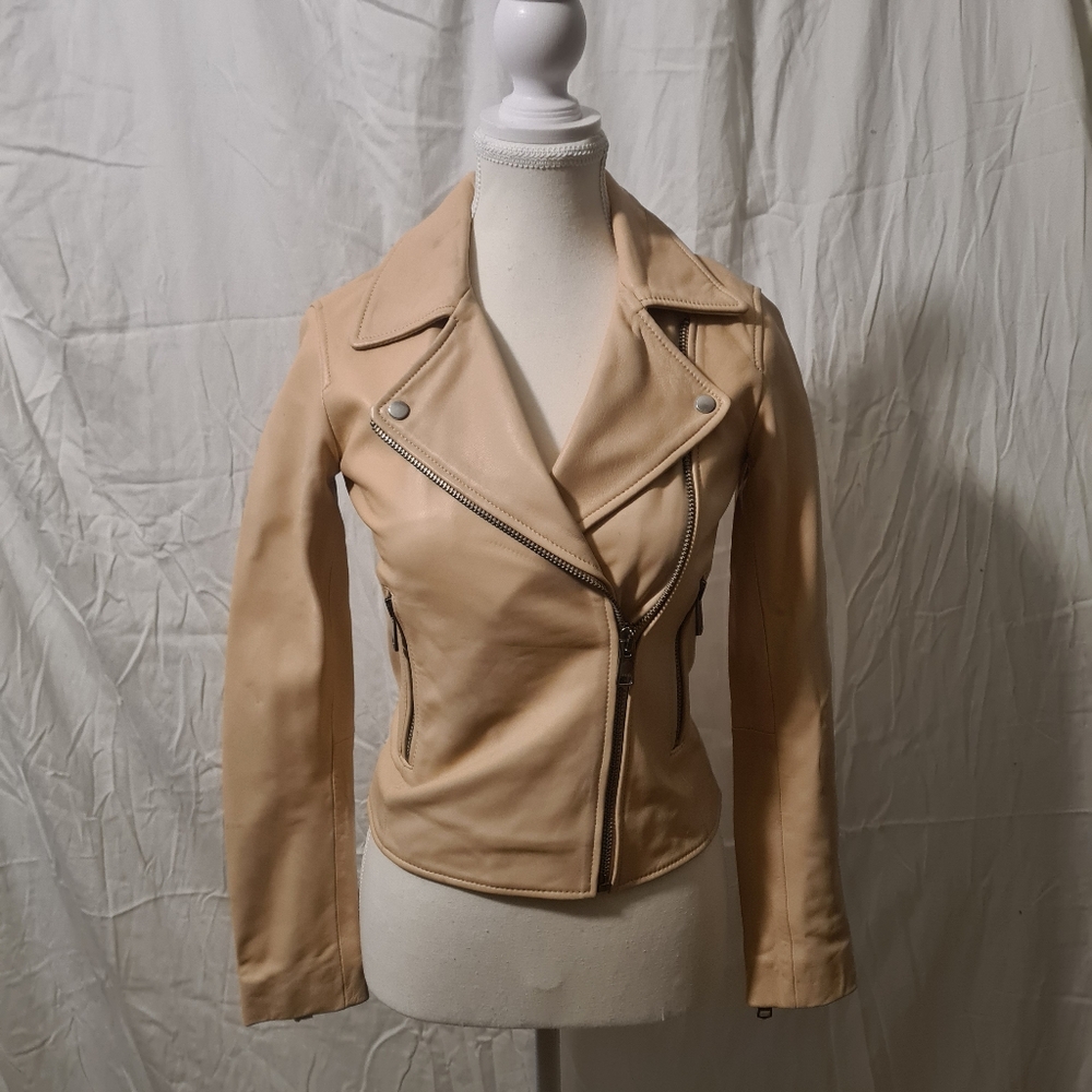 Gorgeous Reiss Leather coat